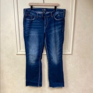 New! Silver Tuesday Mid Slim Boot Classic Stretch Jeans size 18